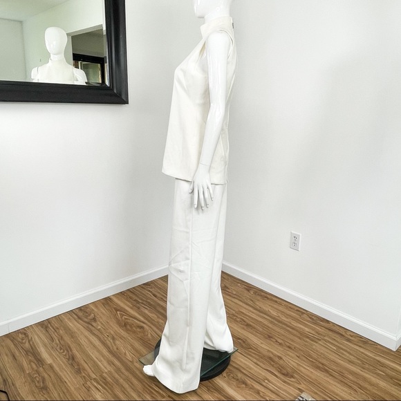 Black Halo Gardenia Two-Piece Top & Pants Jumpsuit - Picture 7 of 11